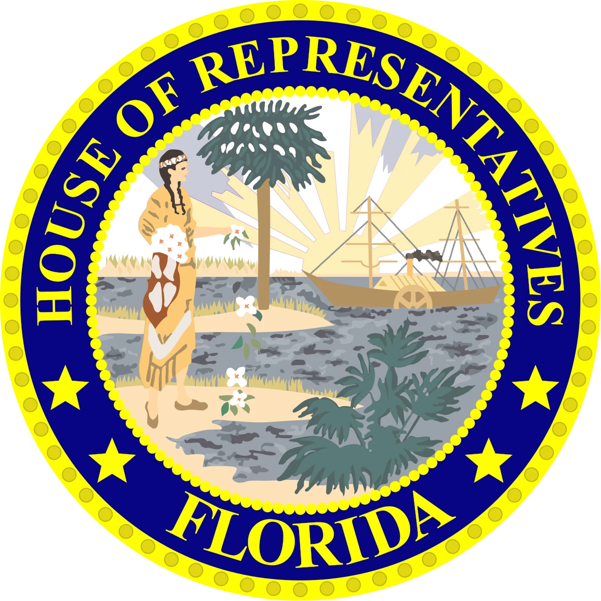 Seal of the Florida House of Representatives.